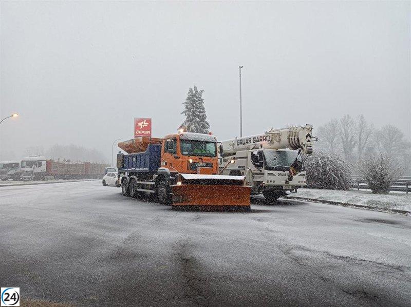 La Diputación de Álava sigue en alerta con el Programa Operativo de Vialidad Invernal.