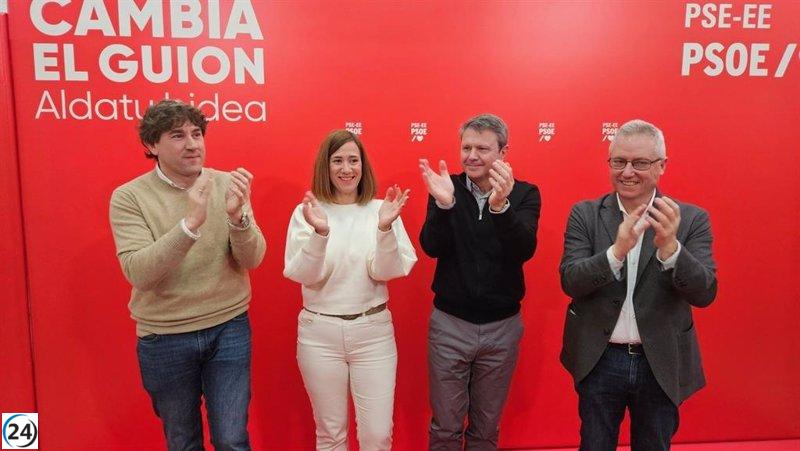Andueza critica la falta de iniciativas beneficiosas del PP para Euskadi y su estrategia partidista