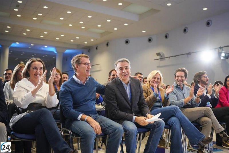 Feijóo clausurará convención del PP vasco en marzo, desafiando el