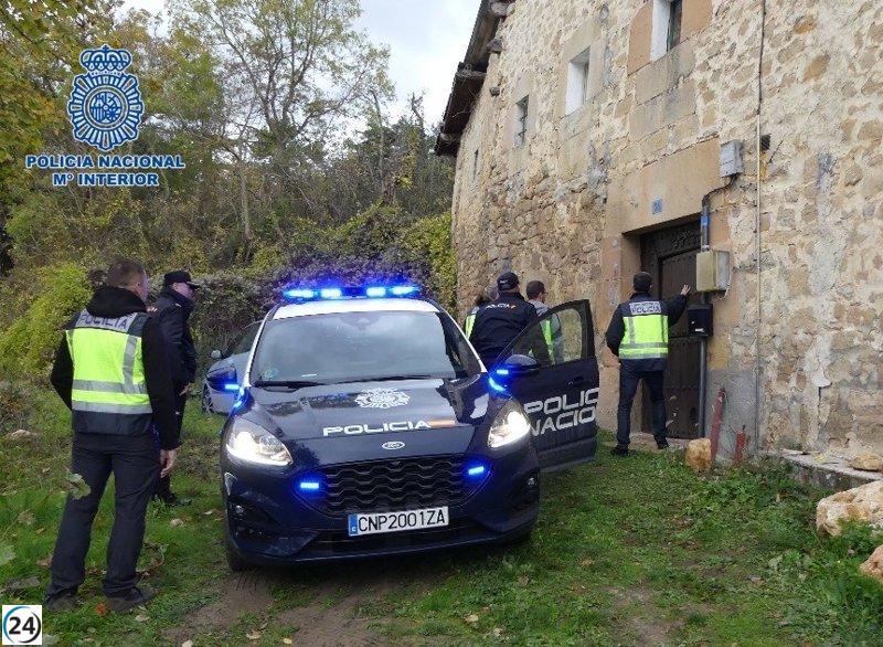 Tres detenidos por cultivar una enorme plantación de marihuana en Valdegovía