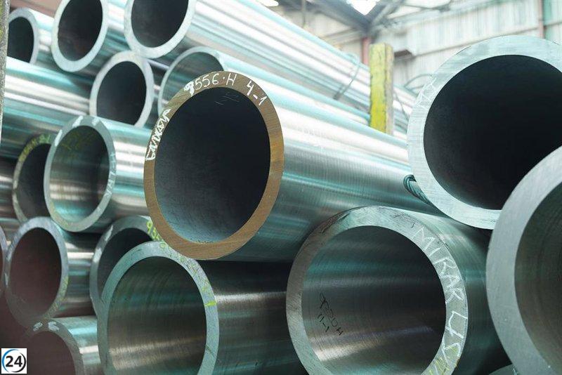 Tubos Reunidos aumenta sus beneficios y ventas en el año 2023.