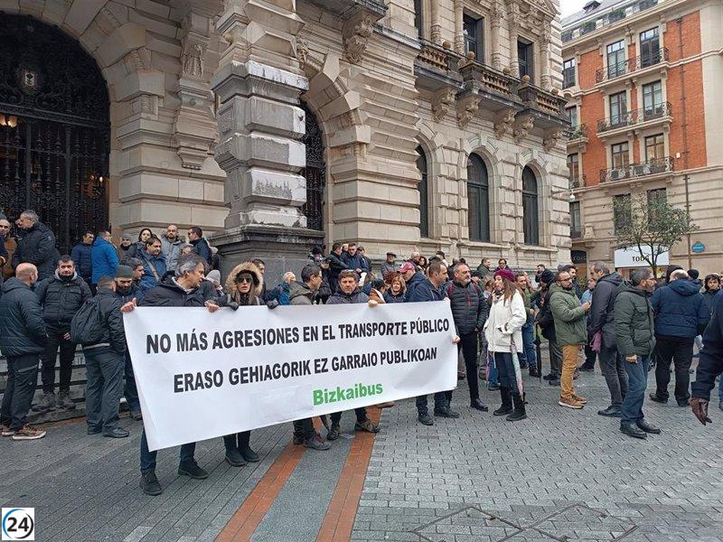 Huelga el 19 de marzo en Bizkaibus por agresiones a trabajadores.