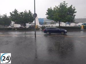 Alerta amarilla por lluvias intensas en Euskadi a partir de las ocho de esta tarde.