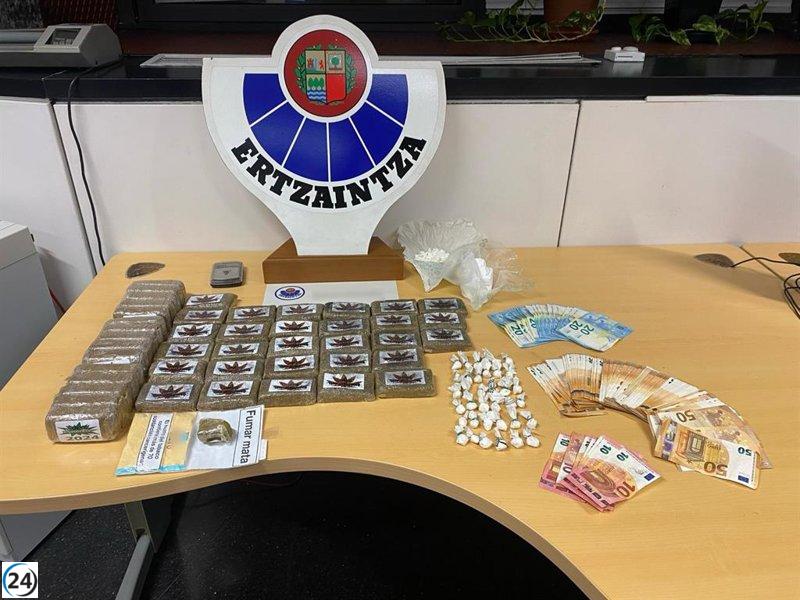 Detenidos en San Sebastián con drogas valoradas en miles de euros