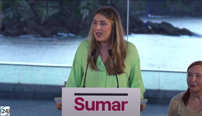 García afirma que Sumar representa la renovación política que Euskadi requiere.