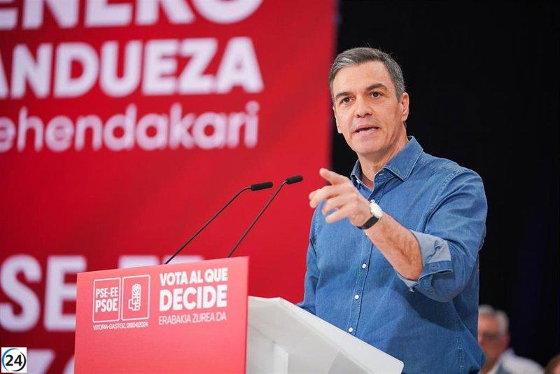 Sánchez rechaza leyes del PP y Vox que equiparan democracia y dictadura.
