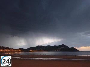 Alerta de galerna en la costa de Euskadi a partir de hoy.