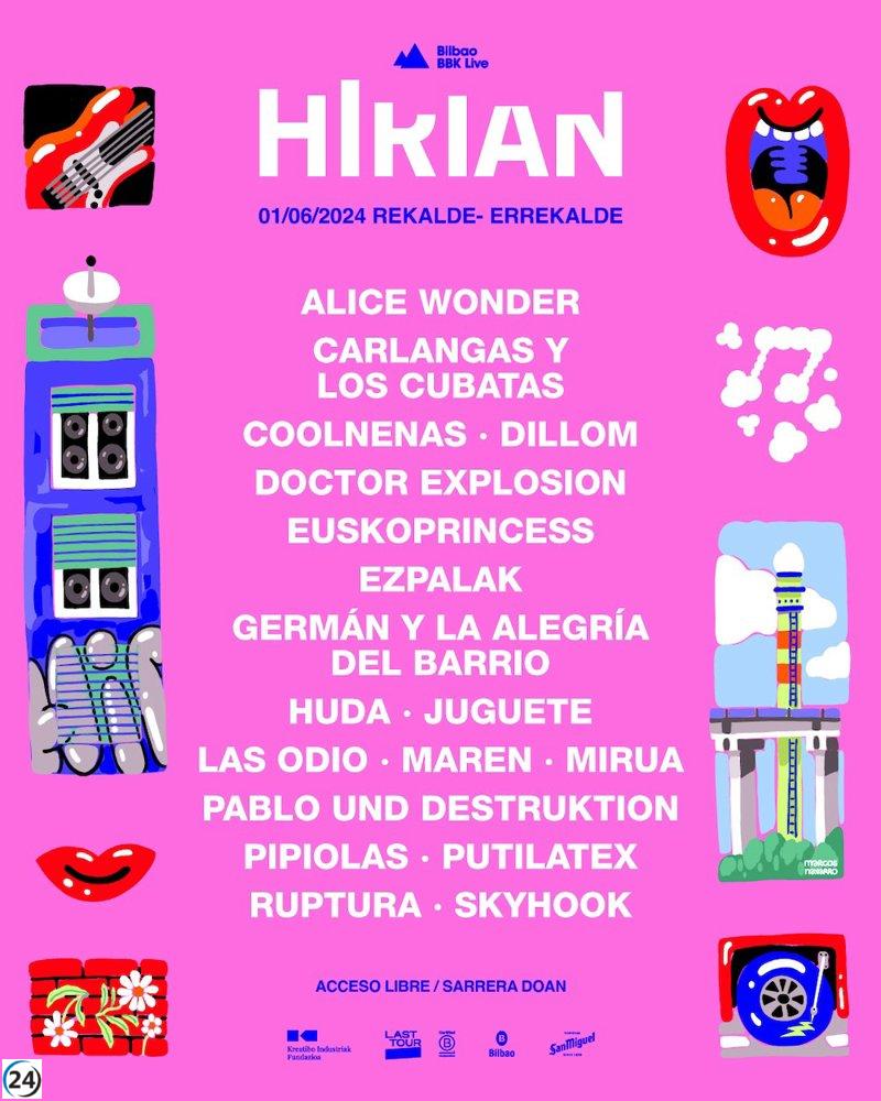 El Bilbao BBK Live transforma Errekalde con 18 artistas el 1 de junio.