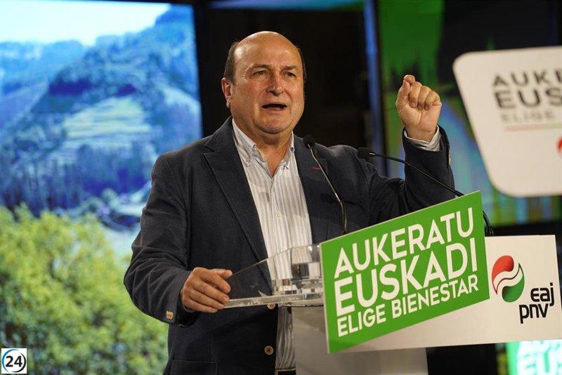 PNV y PSE confían en lograr acuerdo de gobierno, asegura Ortuzar.