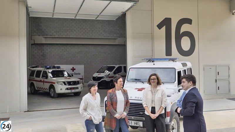La Diputación de Bizkaia colabora con Cruz Roja en elkartegi de Gernika para apoyar a Busturialdea.