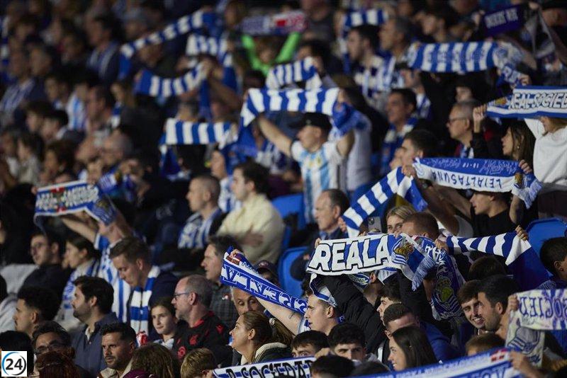 Cinco seguidores del Anderlecht detenidos en Anoeta por vandalismo