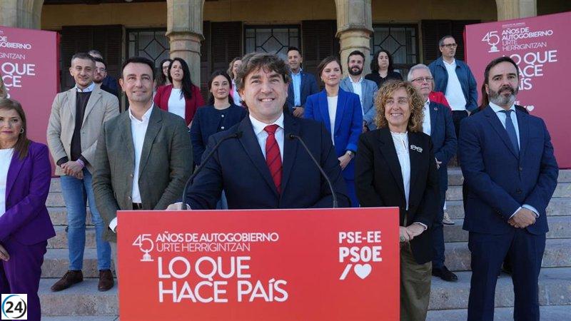 PSE insta a PNV y EH Bildu a definir posición sobre pacto estatutario.