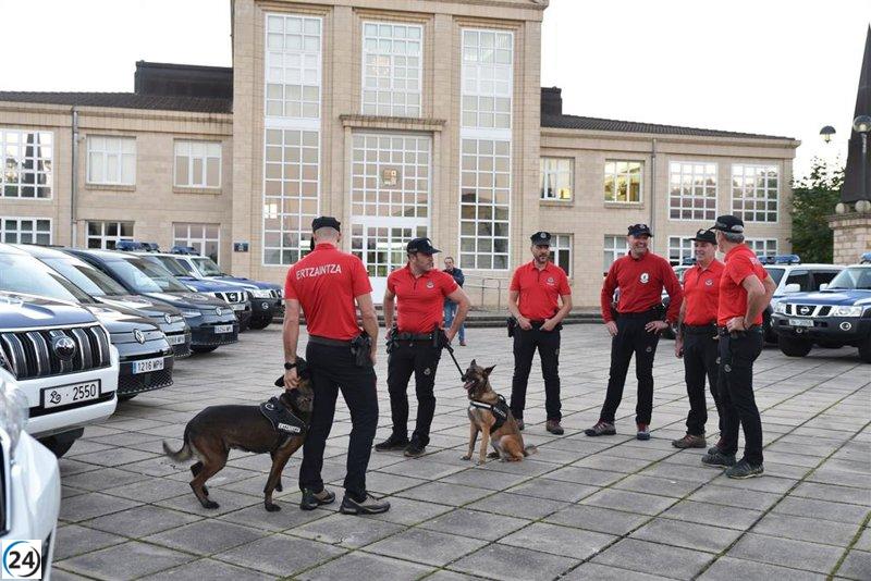 Ertzaintza envía su Unidad Canina a Valencia para colaborar en la búsqueda de personas desaparecidas.