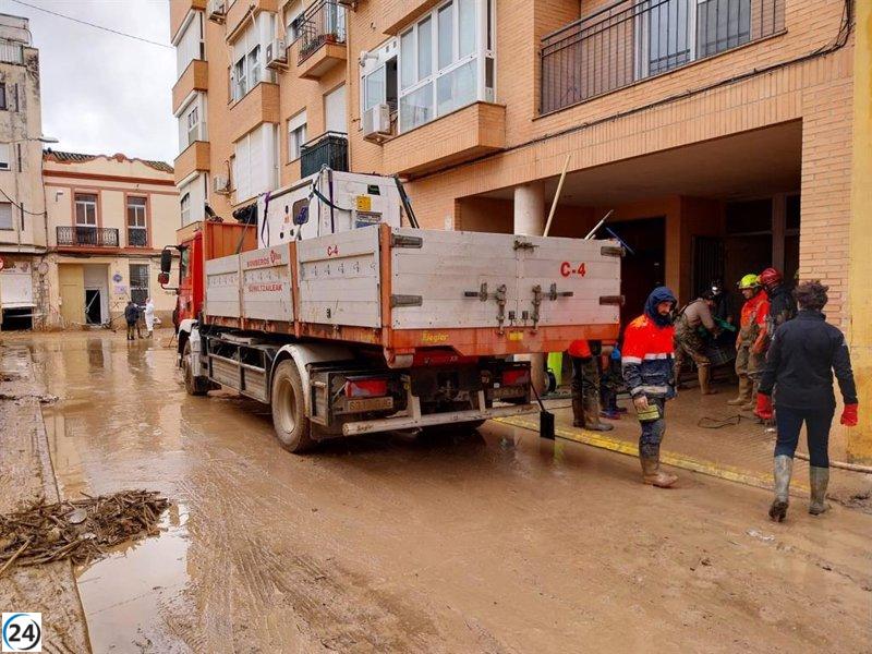 Bomberos y equipos de emergencia de Euskadi regresan tras su misión en Valencia.