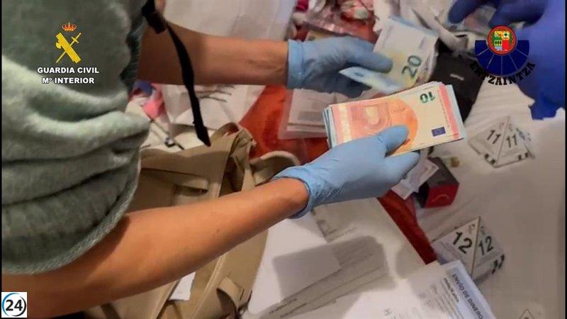 Doce arrestos en Burgos y Bizkaia por estafas en el sector de telecomunicaciones y venta de dispositivos electrónicos.