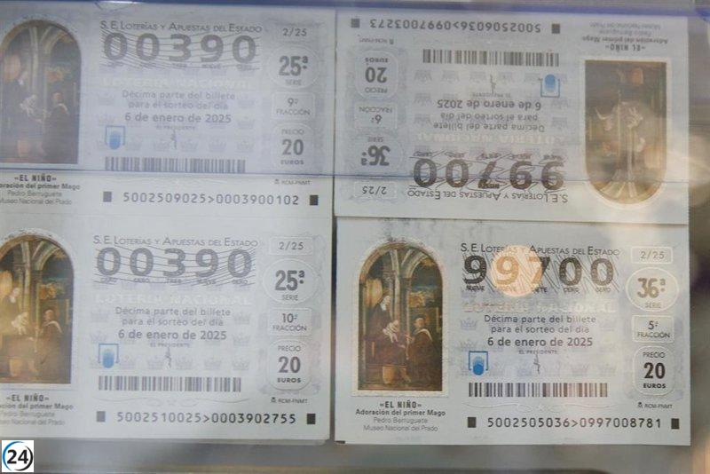 Los vascos invierten 23,22 euros en la lotería de 'El Niño'