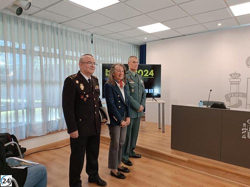 En 2024, Euskadi contabiliza más de 2.400 arrestos y la incautación de 3.166 kg de drogas por parte de las fuerzas de seguridad.