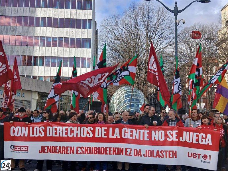 CCOO y UGT se comprometen a luchar incansablemente por los derechos de todos.