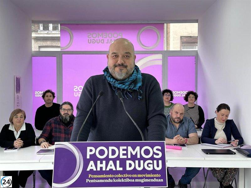 Podemos califica el pacto fiscal en Euskadi como un hito para transformar la calidad de vida de la ciudadanía.