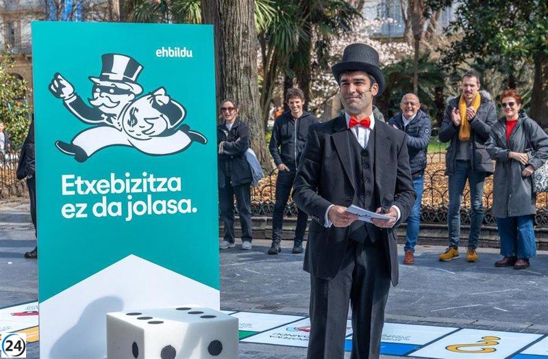 EH Bildu critica a PNV y PSE por fallar en asegurar el derecho a la vivienda y exige acciones concretas.