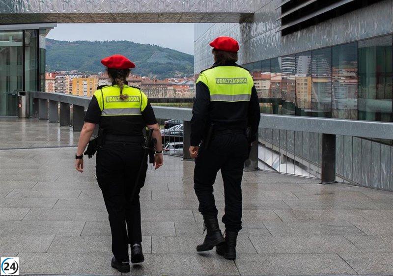 Arrestan en Bilbao a un hombre que, armado con un cuchillo, intimidaba a otro y se resistía a desistir.
