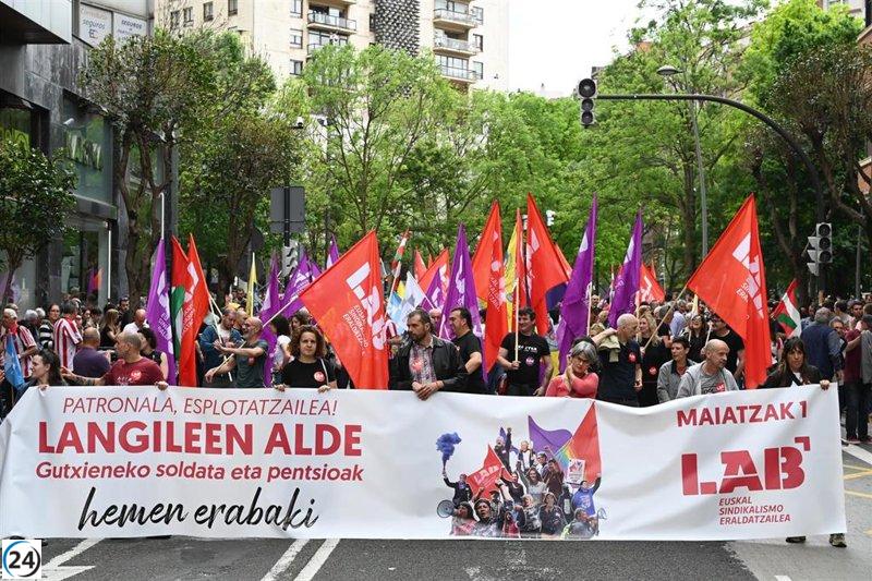 LAB intensificará su defensa por un salario mínimo vasco ante la postura obstructiva de Confebask.