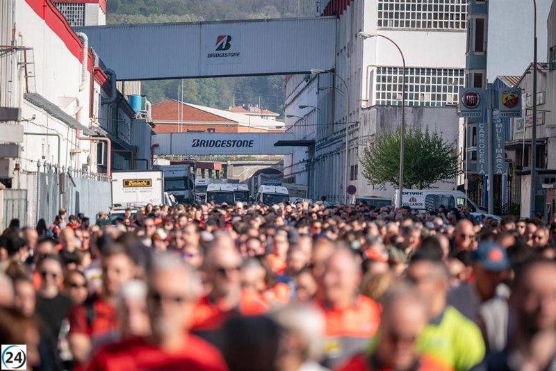Trabajadores de Bridgestone en Basauri y Puente San Miguel protestarán el lunes en la embajada japonesa en Madrid.