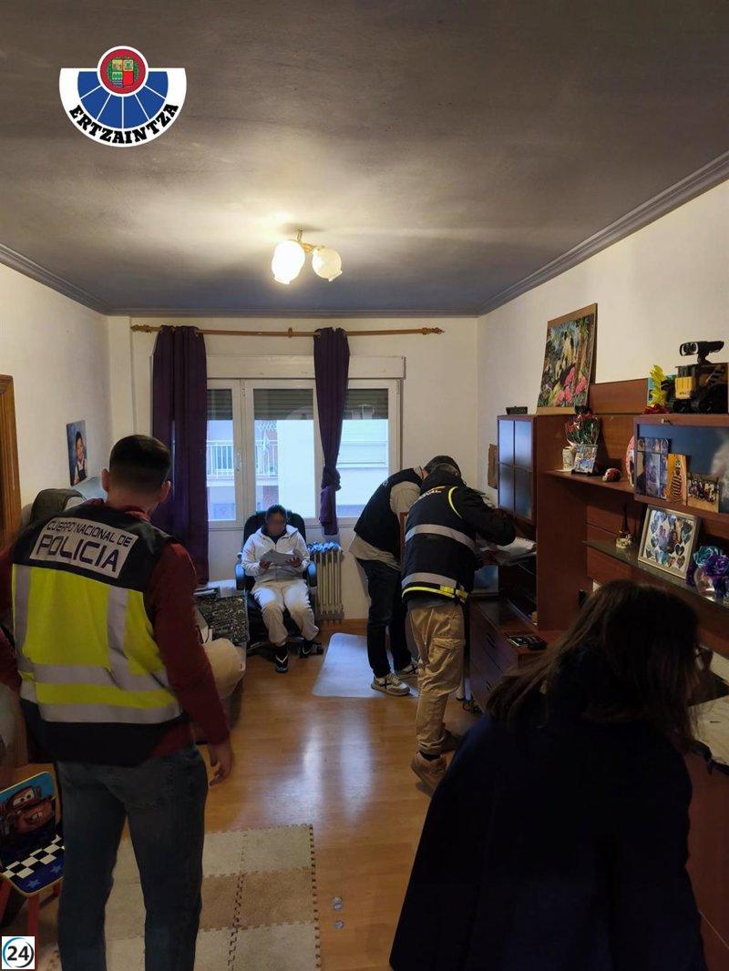 Arrestan a un empresario en Idiazabal por explotar mano de obra extranjera en el despliegue de fibra óptica.