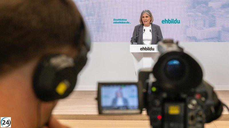 EH Bildu critica al PNV y PSE-EE, asegurando que su alianza beneficia únicamente a los especuladores de la vivienda.
