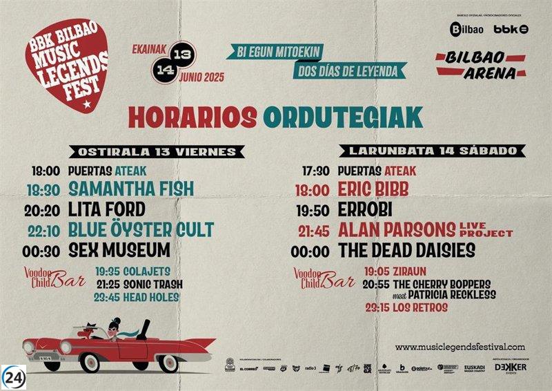 BBK Bilbao Music Legends Fest da inicio este sábado con