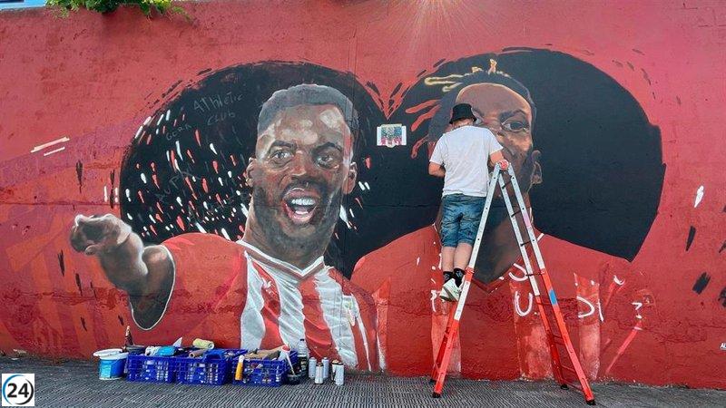 El Athletic Club apoya la renovación del mural de 'los Williams'