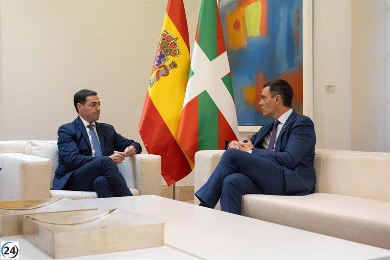 Pradales y Sánchez discuten hoy el traspaso del primer bloque de la Seguridad Social en la Comisión Bilateral.