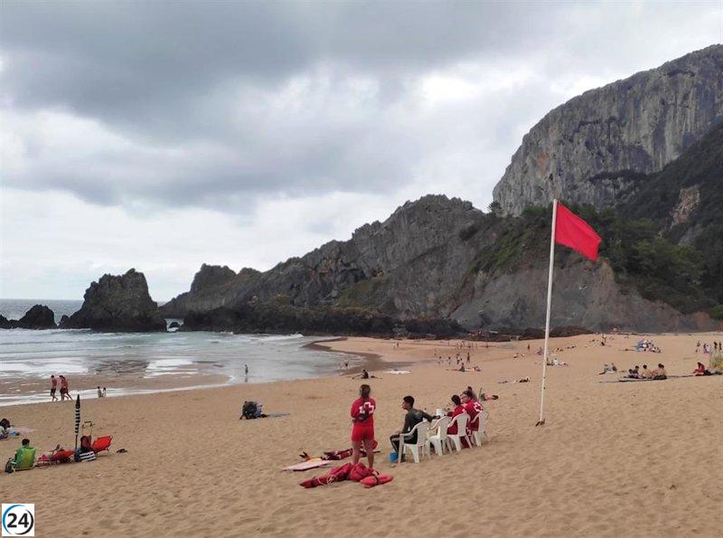 Prohibición de baños en las playas de La Arena, Arriatera-Atxabiribil y Barinatxe en Bizkaia.