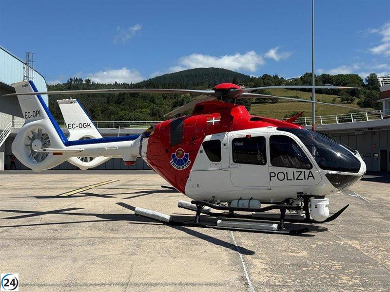 La Ertzaintza moderniza su flota de helicópteros con una inversión de 8,2 millones en nuevas aeronaves.