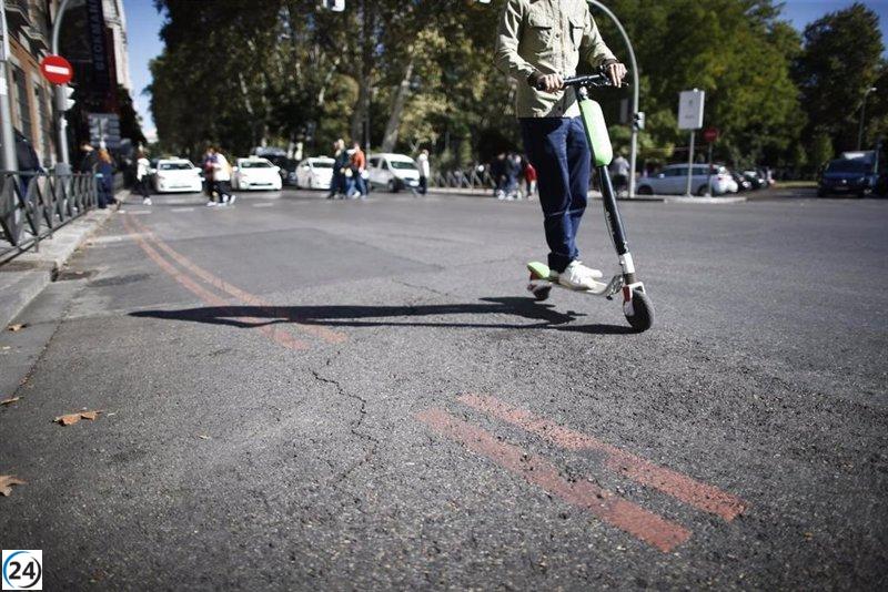 Arresto en Vitoria: un hombre en patinete temerario tenía órdenes de un juzgado de Barakaldo.