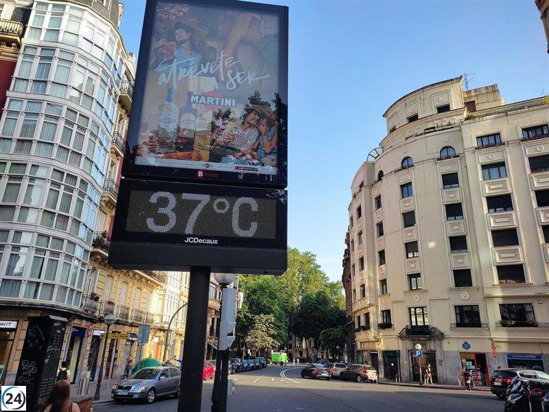 Osakidetza socorre a cuatro personas por el calor extremo de hoy.