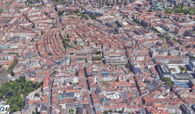 La llegada de polvo del Sahara deteriora el aire en Vitoria-Gasteiz.