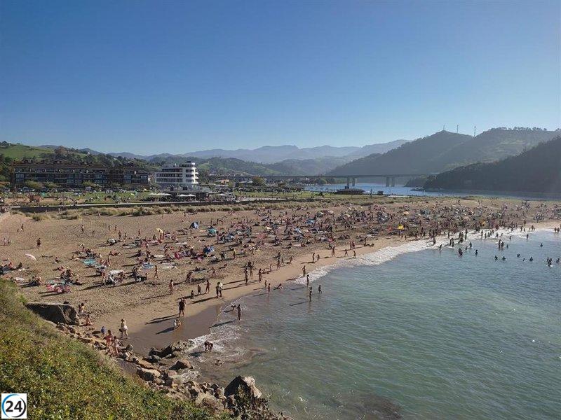 El sur de Euskadi experimentará un ascenso térmico de hasta 32 grados este domingo gracias al viento sur.