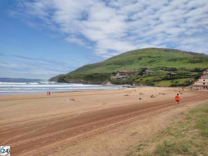 Solo la playa de Toña está prohibida para el baño este domingo en Bizkaia.