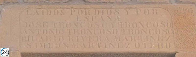 El Gobierno Vasco eliminará una inscripción franquista en Baños de Ebro.