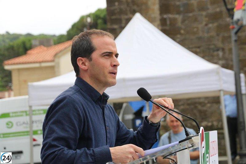 PNV llama a la unidad política para rechazar el ataque a la casa de su concejal en Ugao-Miraballes.