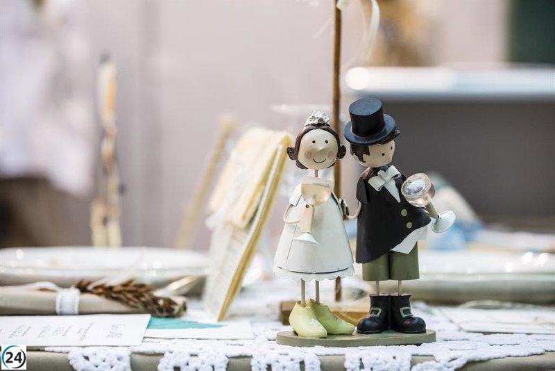 Euskadi celebra 1.247 matrimonios en el arranque de 2025, un incremento del 16,8% respecto al año pasado.