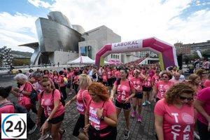 Bilbao restringe calles este domingo para la Marcha/Carrera solidaria contra el cáncer de mama.