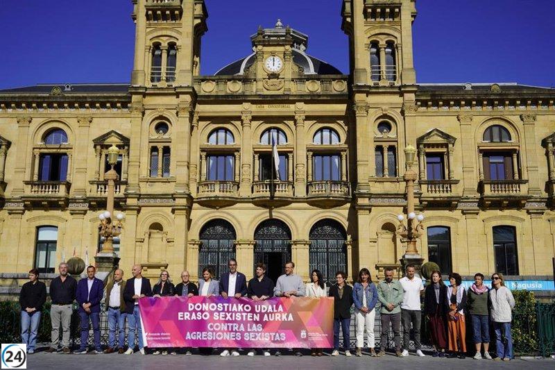 San Sebastián condena enérgicamente la reciente agresión de género en la ciudad.