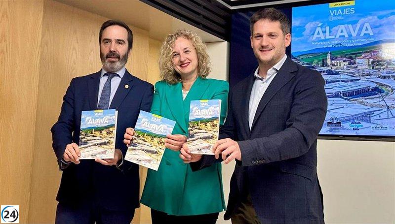 National Geographic lanza el martes una guía turística dedicada a Álava.