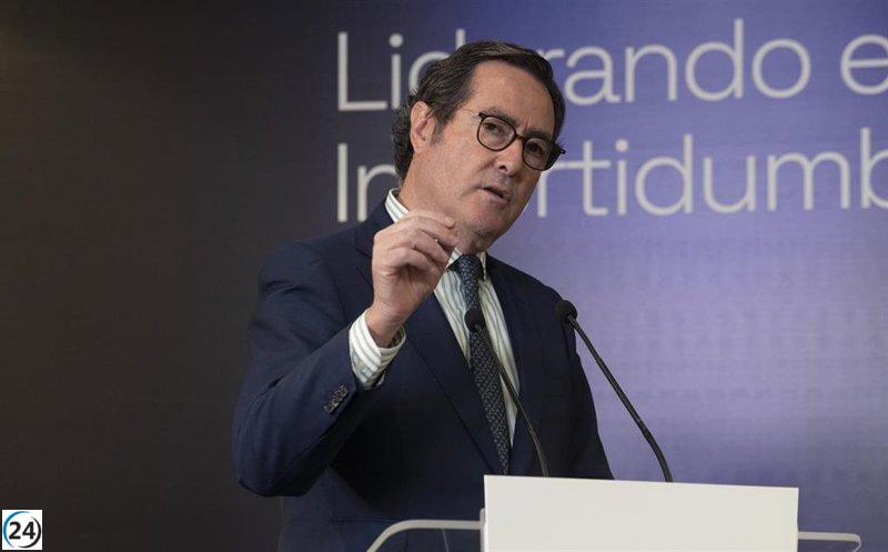 Garamendi (CEOE) critica la falta de 