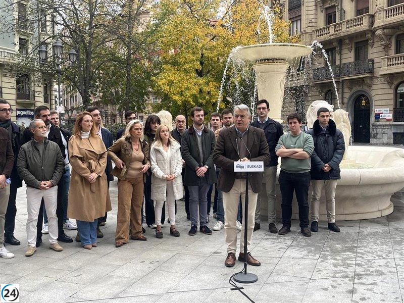 De Andrés exige una respuesta contundente al PNV y PSE por los ataques de Ernai y EH Bildu.