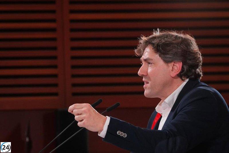 Andueza critica a EH Bildu por eludirse de soluciones habitacionales por motivos electorales.