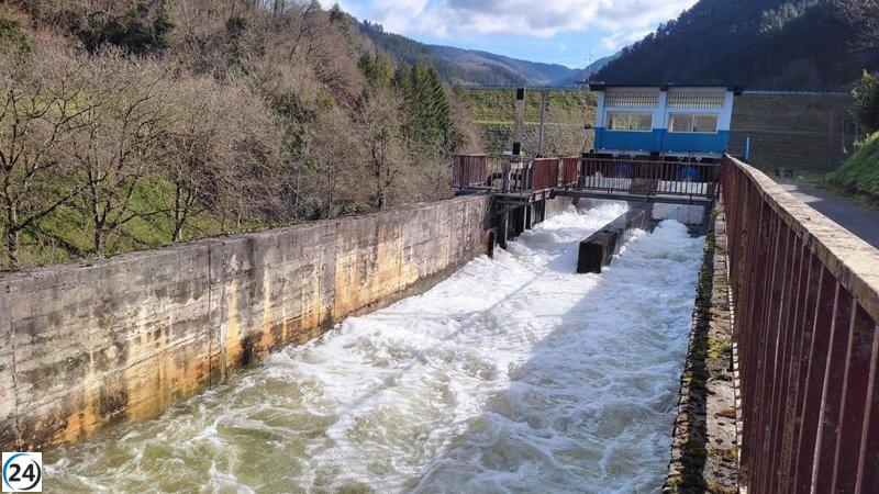 Enero lluvioso impulsa reservas de embalses en el País Vasco al 77%