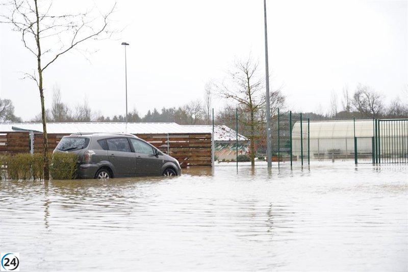 Área en alerta amarilla por desbordes en Abetxuko, Sangroniz, Mungia y Larrainazubi.